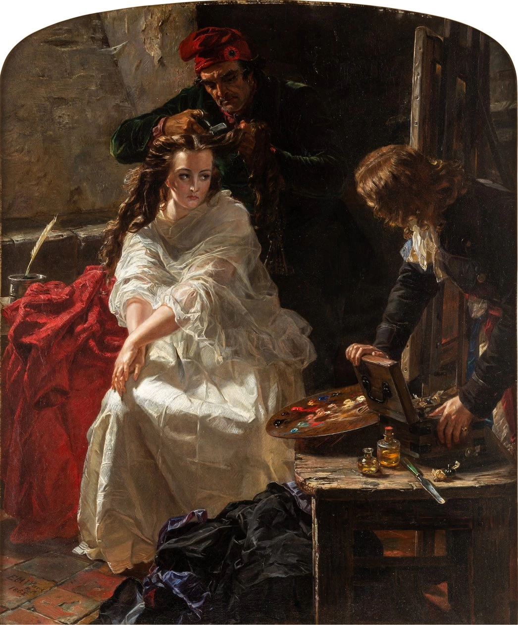 Charlotte Corday nella prigione della Conciergerie